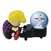Peanuts Schroeder and Snoopy Piano Dance Water Globe